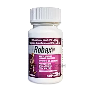 Robaxin in the store of The Urological Institute of Northeastern New York for $0.42 per pill